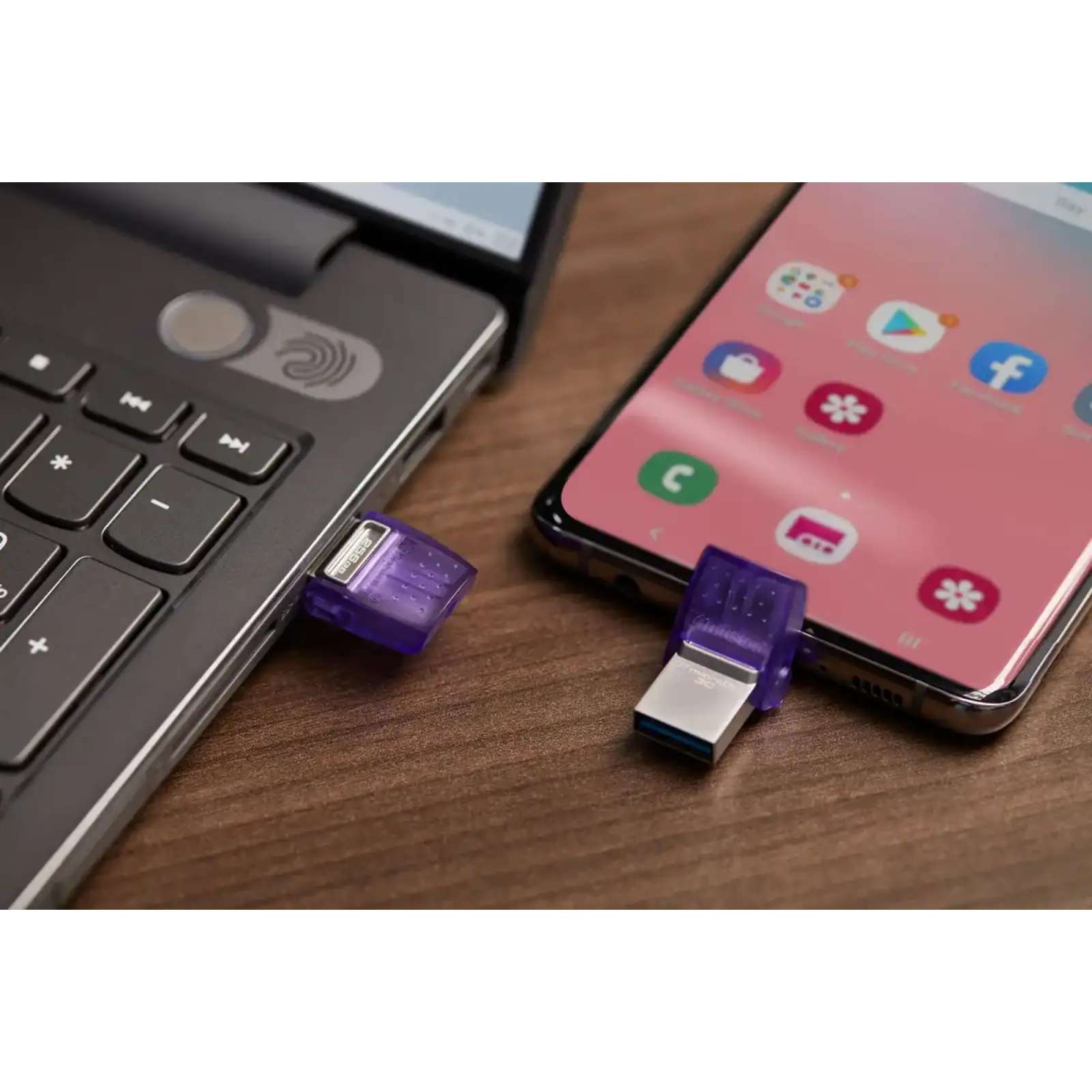 Флеш-накопичувач USB3.2 256GB Type-C Kingston DataTraveler microDuo 3C (DTDUO3CG3/256GB) UA