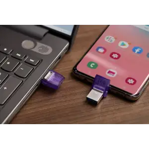 Флеш-накопичувач USB3.2 256GB Type-C Kingston DataTraveler microDuo 3C (DTDUO3CG3/256GB) UA