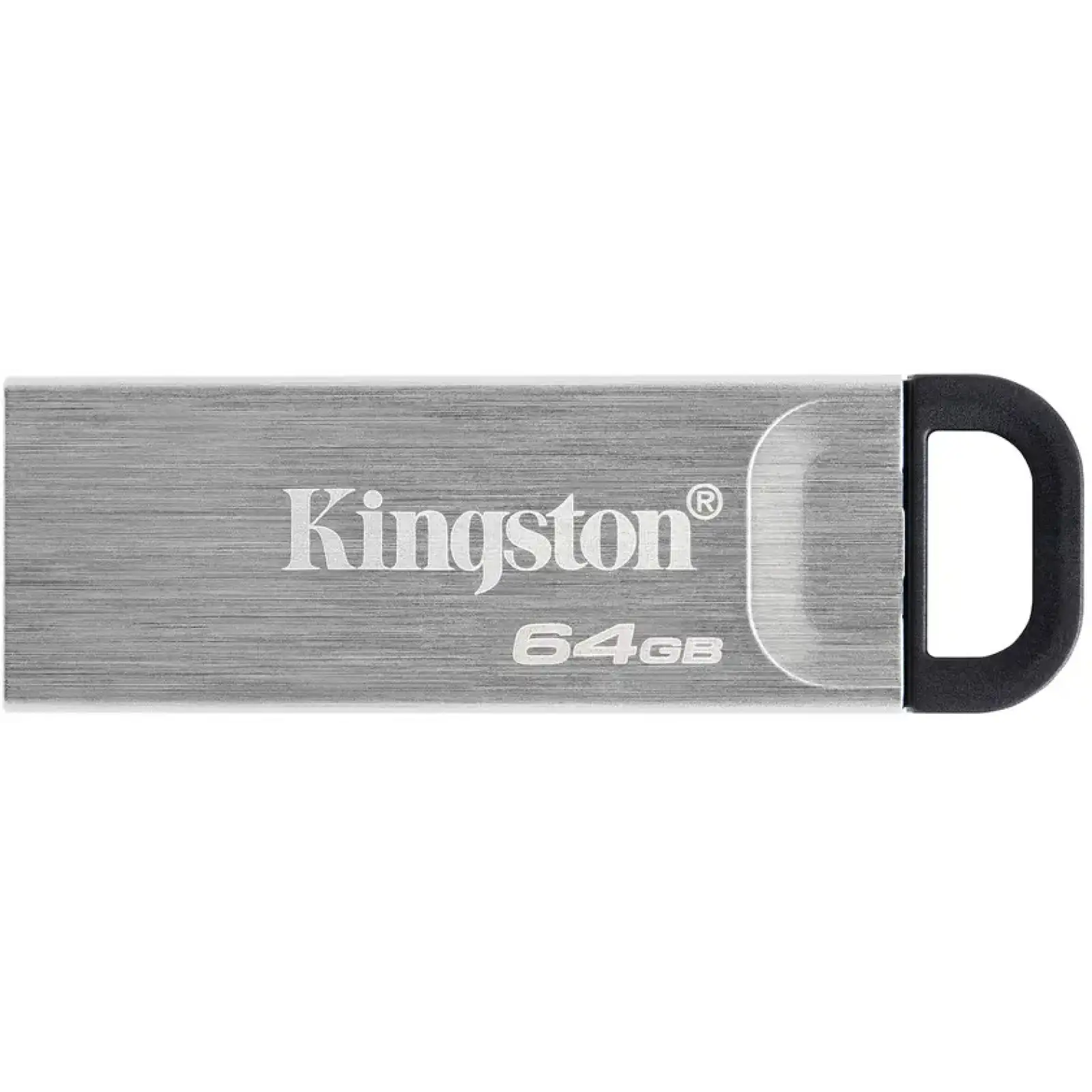 Флеш-накопичувач USB3.2 64GB Kingston DataTraveler Kyson Silver/Black (DTKN/64GB) UA