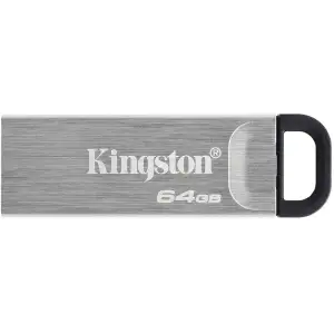 Флеш-накопичувач USB3.2 64GB Kingston DataTraveler Kyson Silver/Black (DTKN/64GB) UA