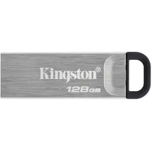 Флеш-накопичувач USB3.2 128GB Kingston DataTraveler Kyson Silver/Black (DTKN/128GB) UA