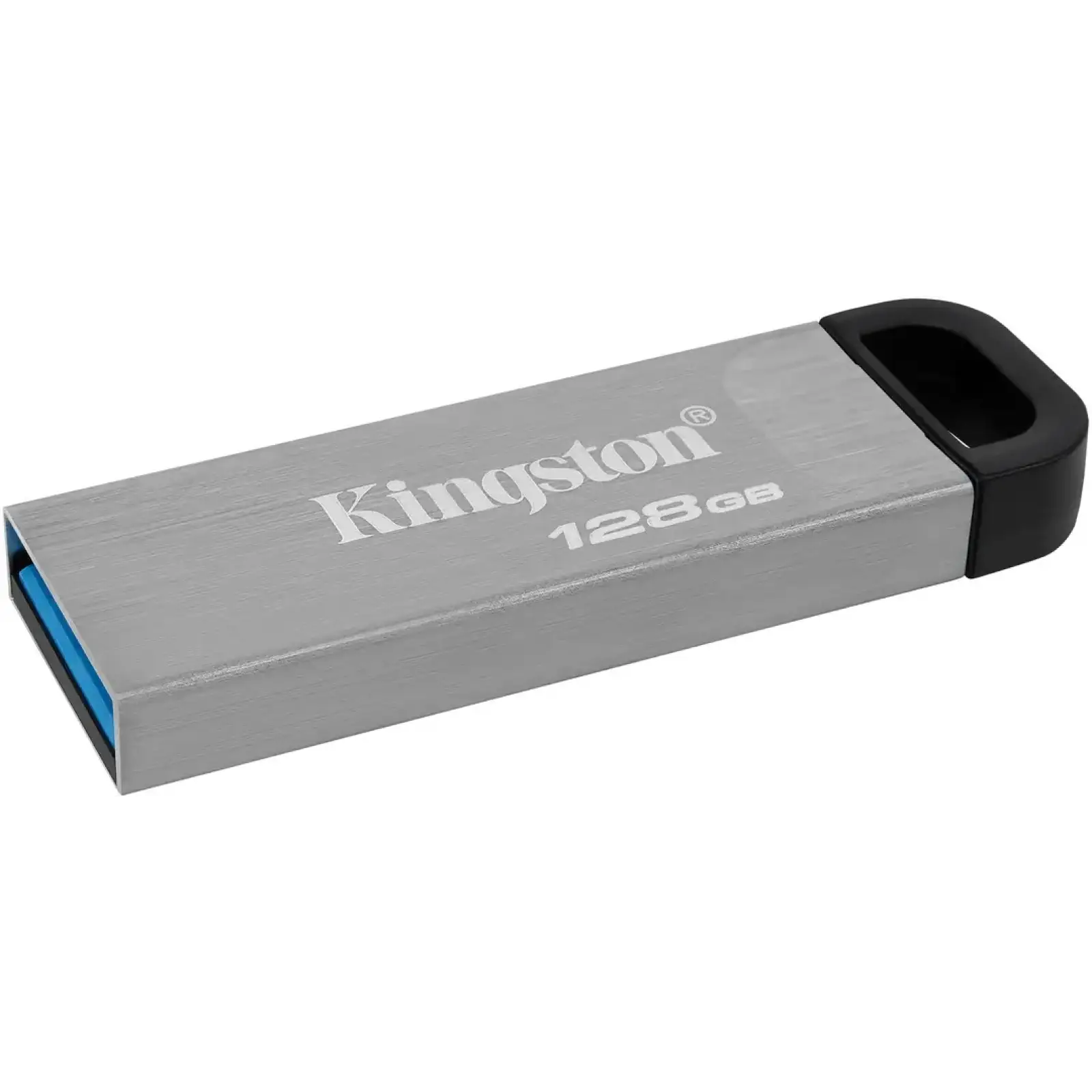 Флеш-накопичувач USB3.2 128GB Kingston DataTraveler Kyson Silver/Black (DTKN/128GB) UA