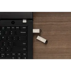 Флеш-накопичувач USB3.2 128GB Kingston DataTraveler Kyson Silver/Black (DTKN/128GB) UA