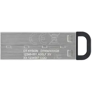 Флеш-накопичувач USB3.2 256GB Kingston DataTraveler Kyson Silver/Black (DTKN/256GB) UA