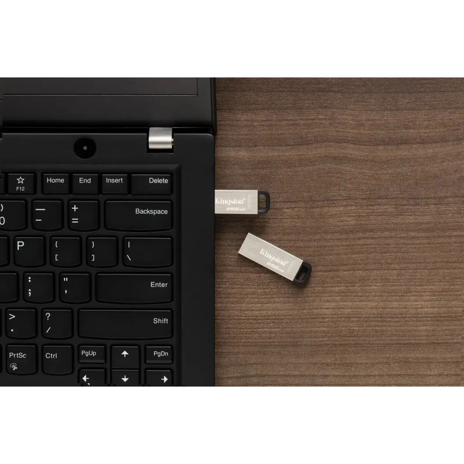Флеш-накопичувач USB3.2 256GB Kingston DataTraveler Kyson Silver/Black (DTKN/256GB) UA