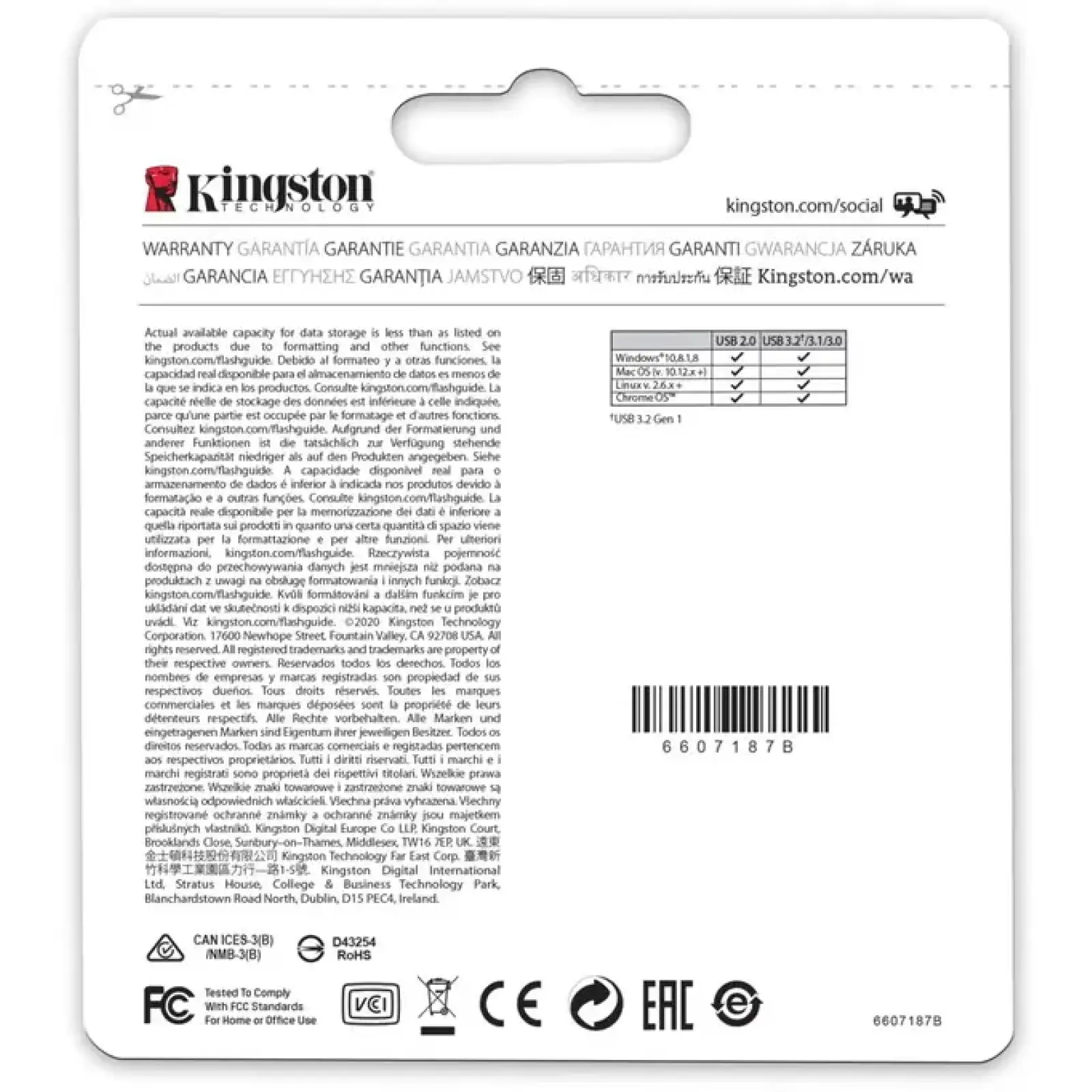 Флеш-накопичувач USB3.2 64GB Kingston DataTraveler Micro (DTMC3G2/64GB) UA