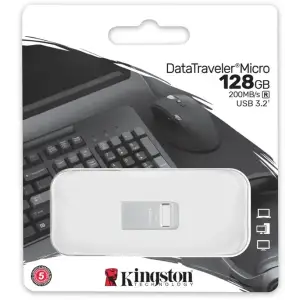 Флеш-накопичувач USB3.2 128GB Kingston DataTraveler Micro (DTMC3G2/128GB) UA