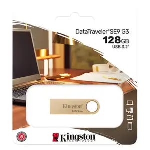 Флеш-накопичувач USB3.2 128GB Kingston DataTraveler SE9 G3 (DTSE9G3/128GB) UA