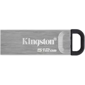Флеш-накопичувач USB3.2 512GB Kingston DataTraveler Kyson Silver/Black (DTKN/512GB) UA