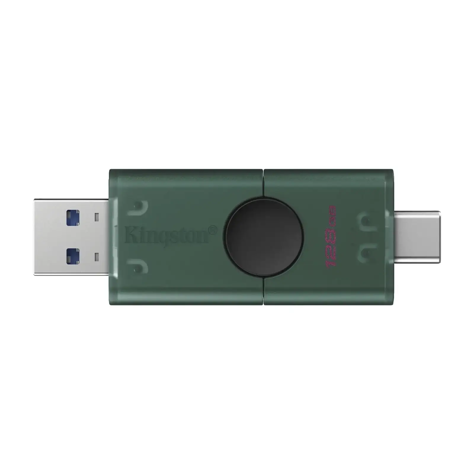 Флеш-накопичувач USB3.2 128GB Type-C Kingston DataTraveler Duo Green (DTDEG2/128GB) UA