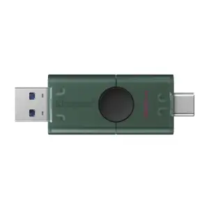 Флеш-накопичувач USB3.2 128GB Type-C Kingston DataTraveler Duo Green (DTDEG2/128GB) UA