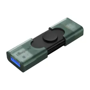 Флеш-накопичувач USB3.2 128GB Type-C Kingston DataTraveler Duo Green (DTDEG2/128GB) UA