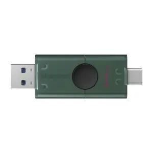 Флеш-накопичувач USB3.2 256GB Type-C Kingston DataTraveler Duo Green (DTDEG2/256GB) UA
