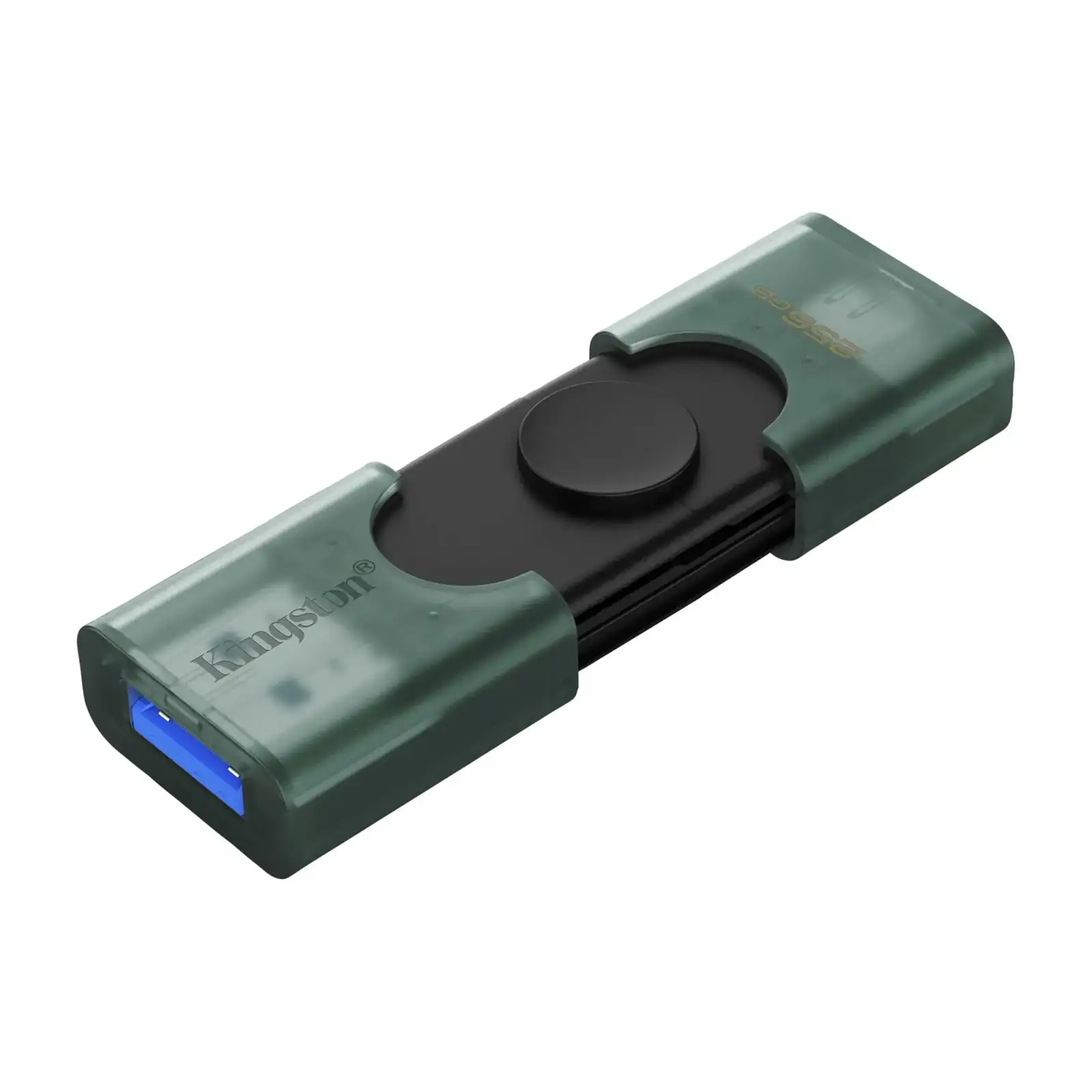 Флеш-накопичувач USB3.2 256GB Type-C Kingston DataTraveler Duo Green (DTDEG2/256GB) UA