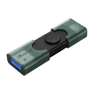 Флеш-накопичувач USB3.2 256GB Type-C Kingston DataTraveler Duo Green (DTDEG2/256GB) UA