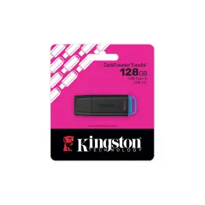 Флеш-накопичувач USB3.2 128GB Kingston DataTraveler Exodia Black (DTXG2/128GB) UA