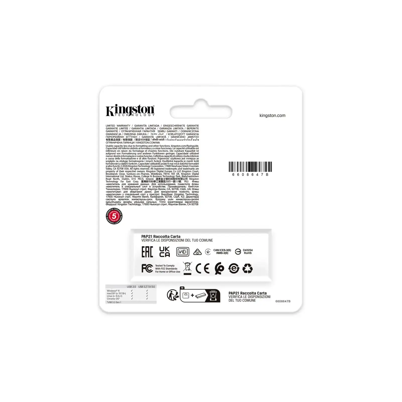 Флеш-накопичувач USB3.2 128GB Kingston DataTraveler Exodia Black (DTXG2/128GB) UA