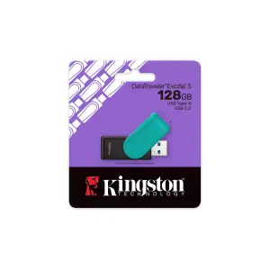 Флеш-накопичувач USB3.2 128GB Kingston DataTraveler Exodia S Black/Green (DTXS/128GB) UA