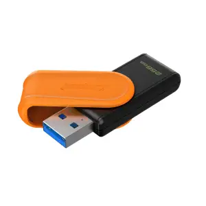 Флеш-накопичувач USB3.2 256GB Kingston DataTraveler Exodia S Black/Orange (DTXS/256GB) UA