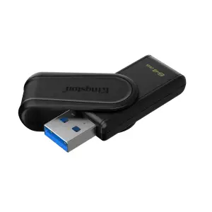 Флеш-накопичувач USB3.2 64GB Kingston DataTraveler Exodia S Black (DTXS/64GB) UA