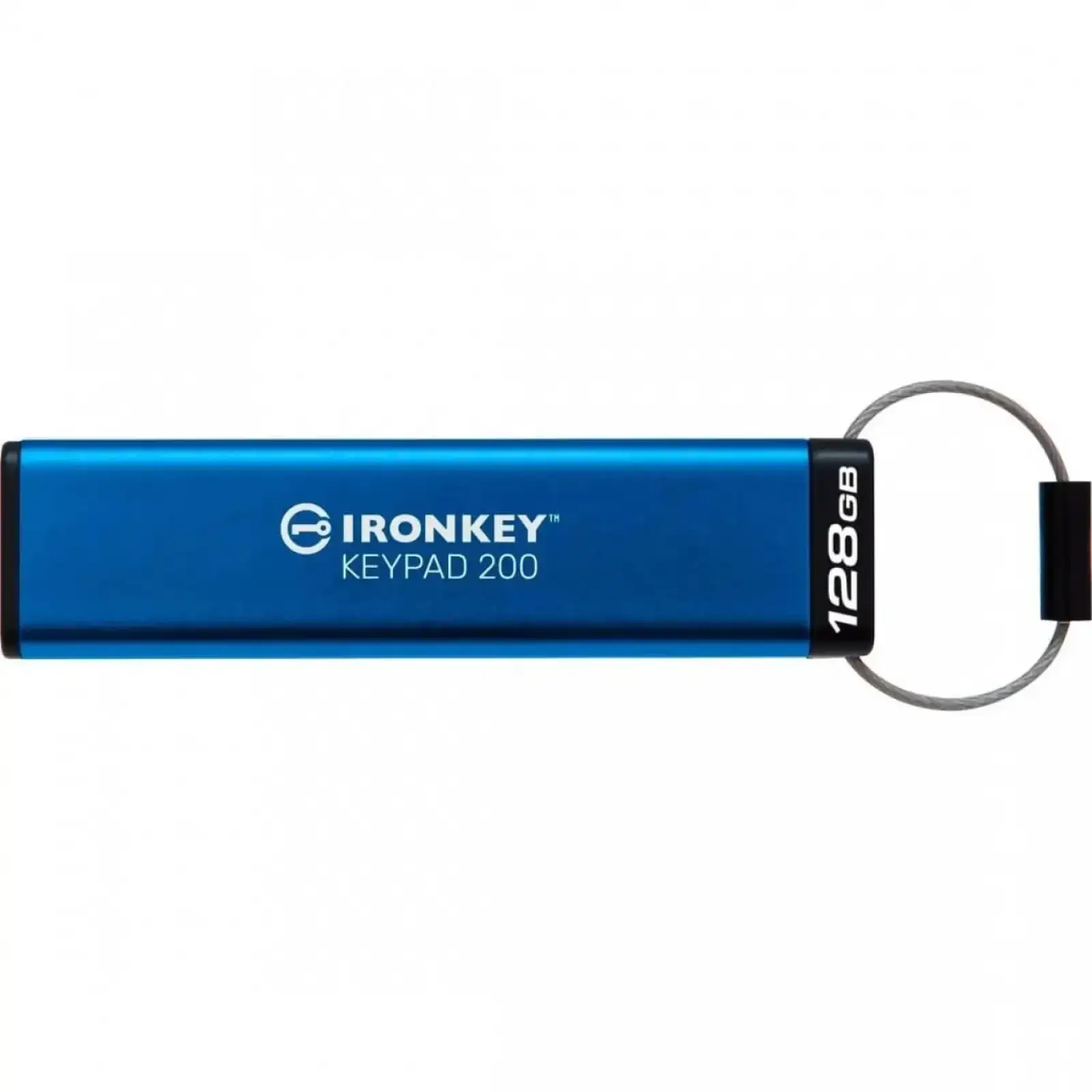 Флеш-накопичувач USB3.2 128GB Kingston IronKey Keypad 200 Type-A Blue (IKKP200/128GB) UA