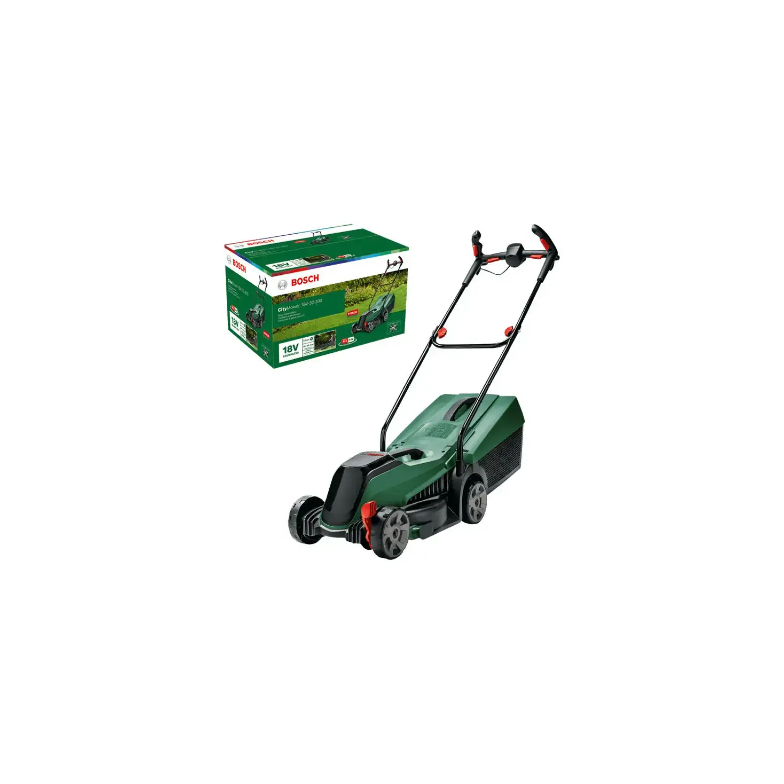 Газонокосилка Bosch CityMower 18V-32-300 (0.600.8B9.A08) без АКБ и ЗУ UA
