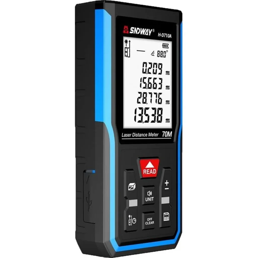 Лазерний далекомір Sndway H-D710A, 70 м UA