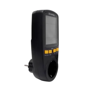 Энергометр цифровой (W/V/A/C/Hz/KWh) СolorWay для розетки (16A/3680W) (CW-VM16-02D) UA