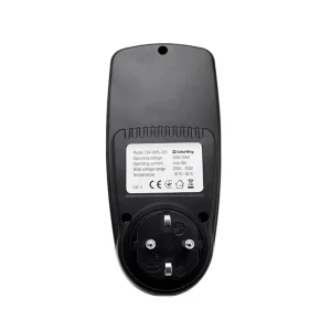Энергометр цифровой (W/V/A/C/Hz/KWh) СolorWay для розетки (16A/3680W) (CW-VM16-02D) UA