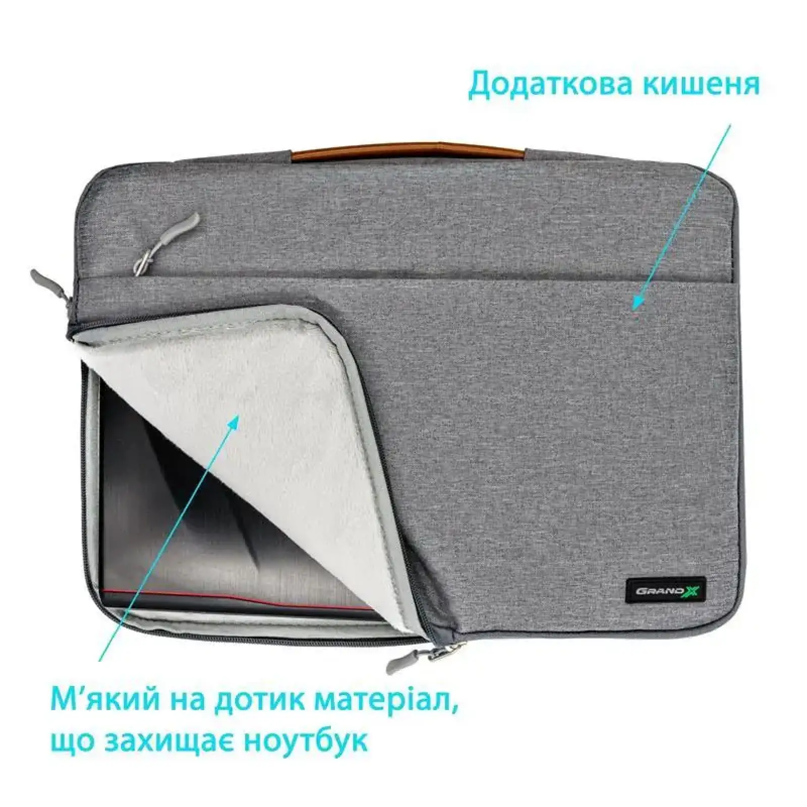 Чохол-сумка для ноутбука Grand-X SLX-15G 15