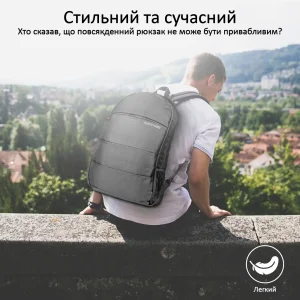Рюкзак для ноутбука Promate Alpha-BP Black UA