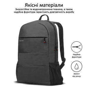 Рюкзак для ноутбука Promate Alpha-BP Black UA