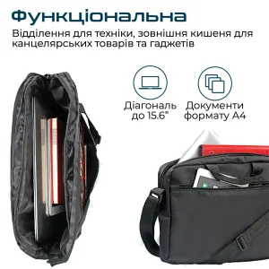 Сумка для ноутбука Promate Gear-MB Black UA
