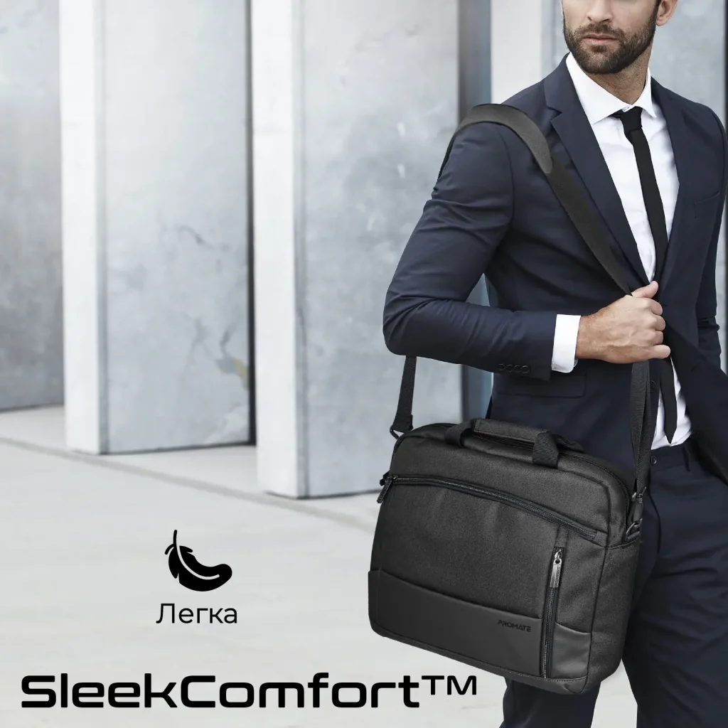 Сумка для ноутбука Promate Satchel-MB Black UA