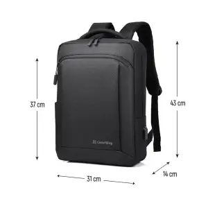 Рюкзак для ноутбука ColorWay Practical 17.3" Black (CW-BPP173-BK) UA