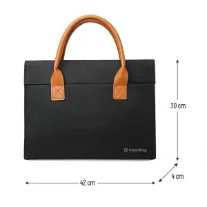 Сумка для ноутбука ColorWay Stylish 15.6 Black (CW-LBS156-BK) UA