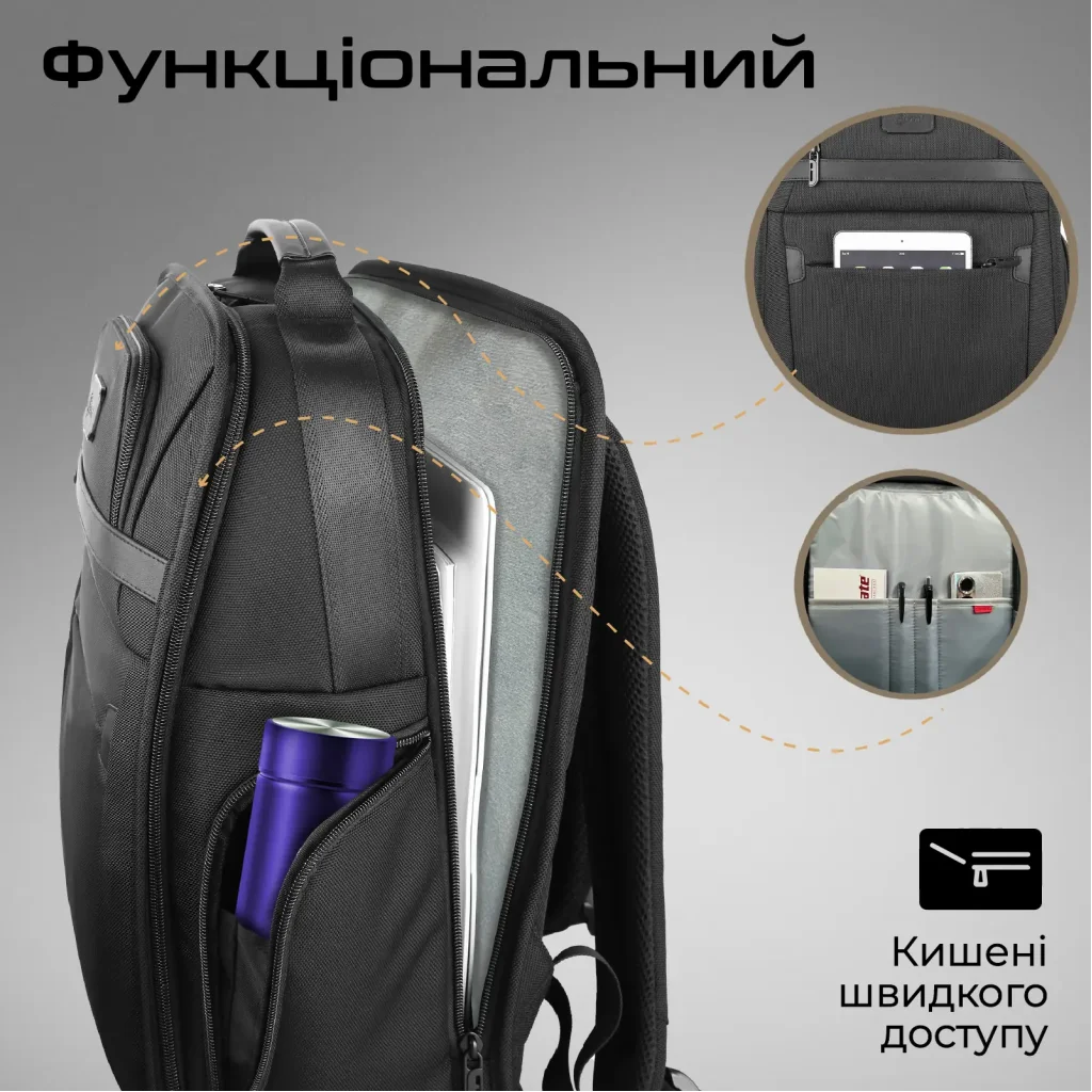 Рюкзак для ноутбука Promate Paramount BP 15.6