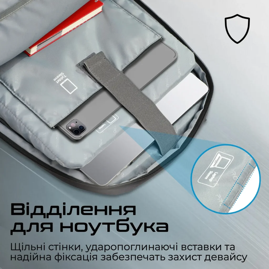 Рюкзак для ноутбука Promate Satchel BP 15.6