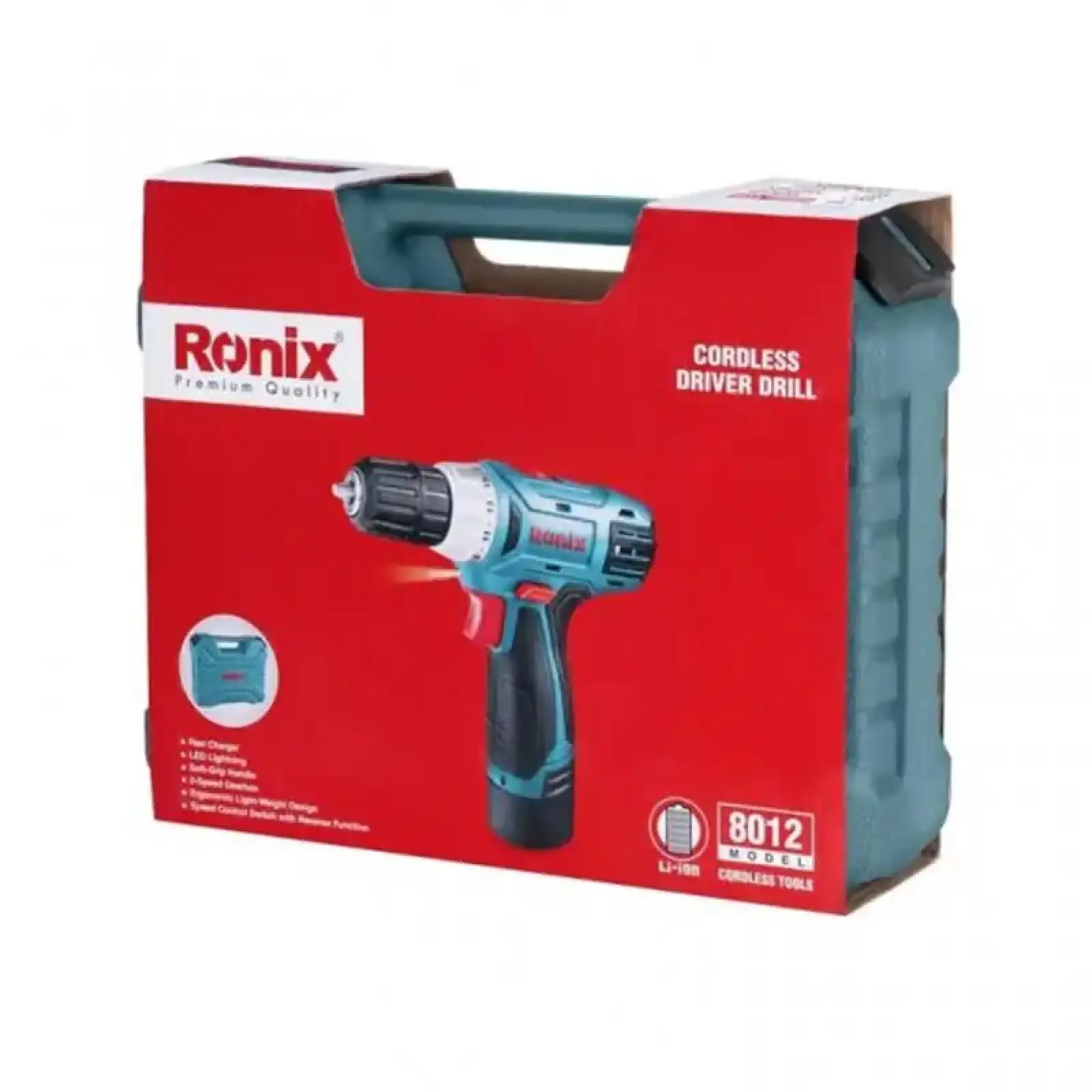 Шуруповерт акумуляторний Ronix 8012 UA