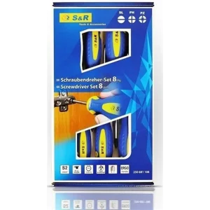 Набор отверток S&R SL-PH-PZ S2 8шт (250681108) UA