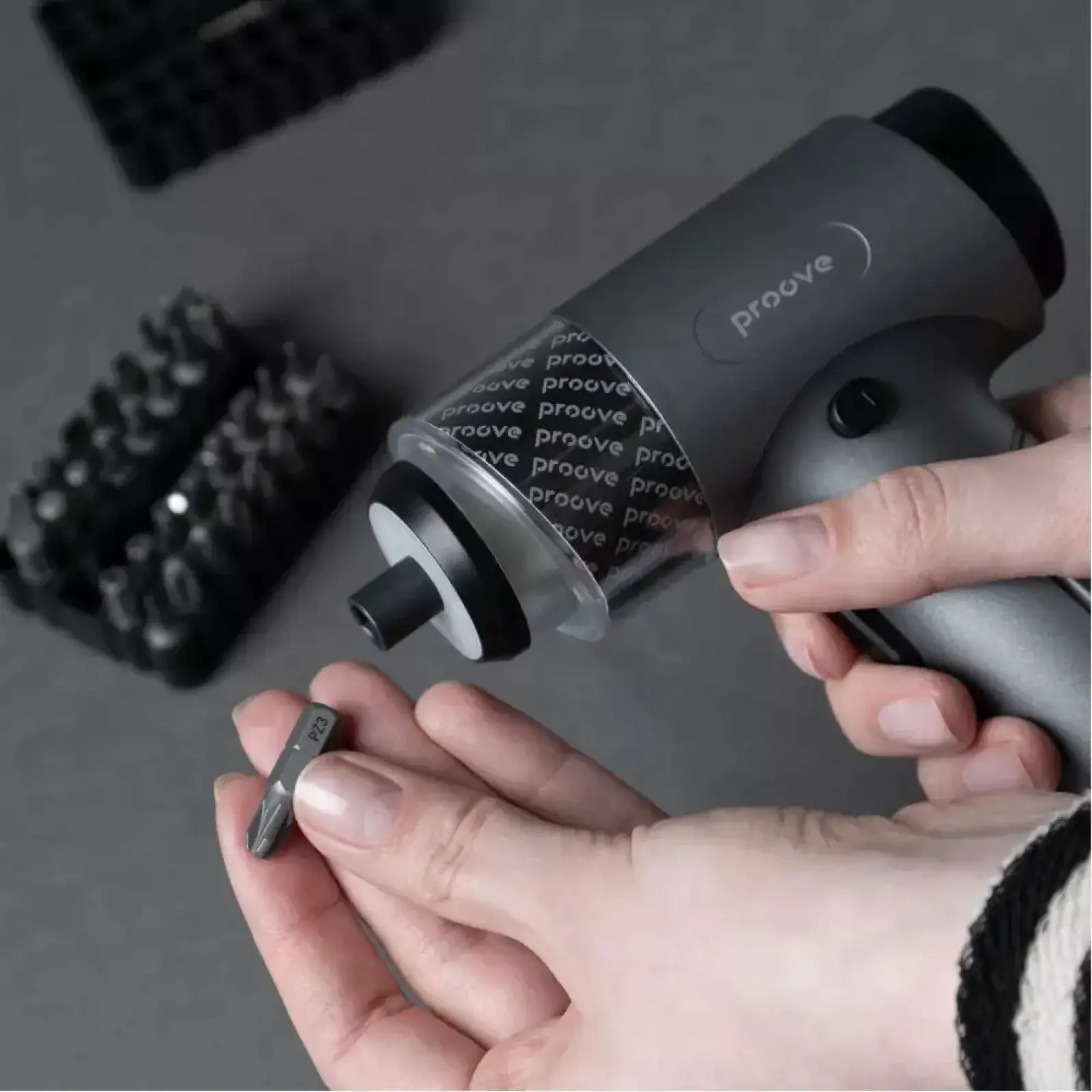 Набір електричних викруток Proove Driller 36in1 Gray (MTSD35000003) UA