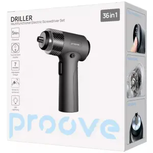 Набір електричних викруток Proove Driller 36in1 Gray (MTSD35000003) UA