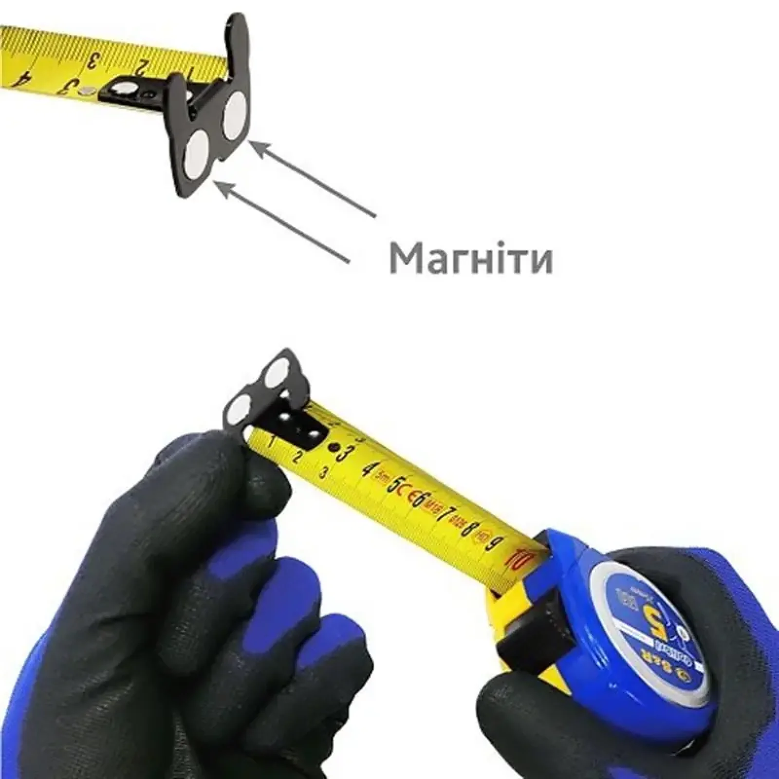Рулетка S&R Colibri 5x19 мм (421505019) UA