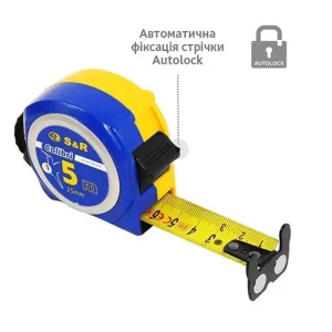 Рулетка S&R Colibri 5x19 мм (421505019) UA