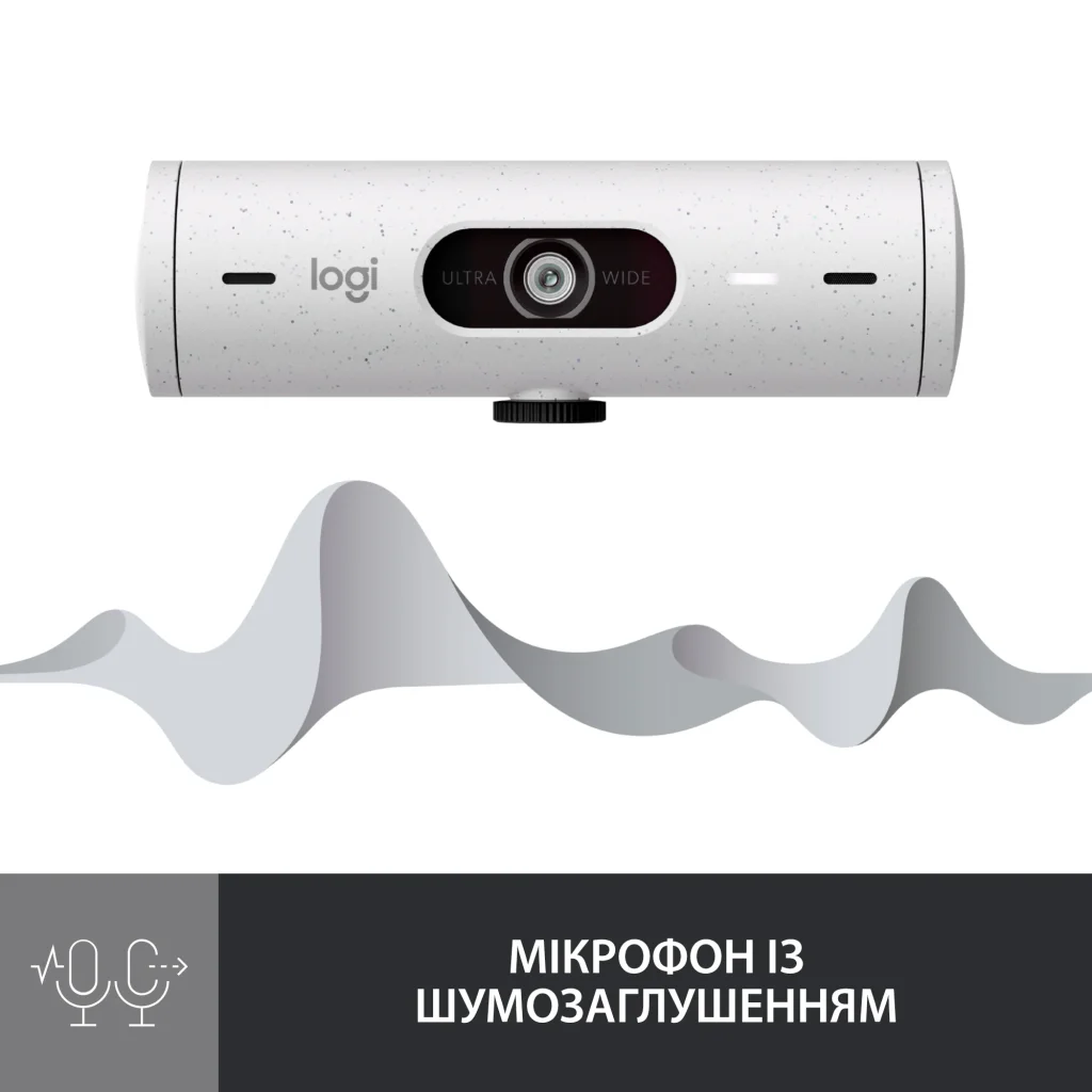 Веб-камера Logitech Brio 500 White (960-001428) UA