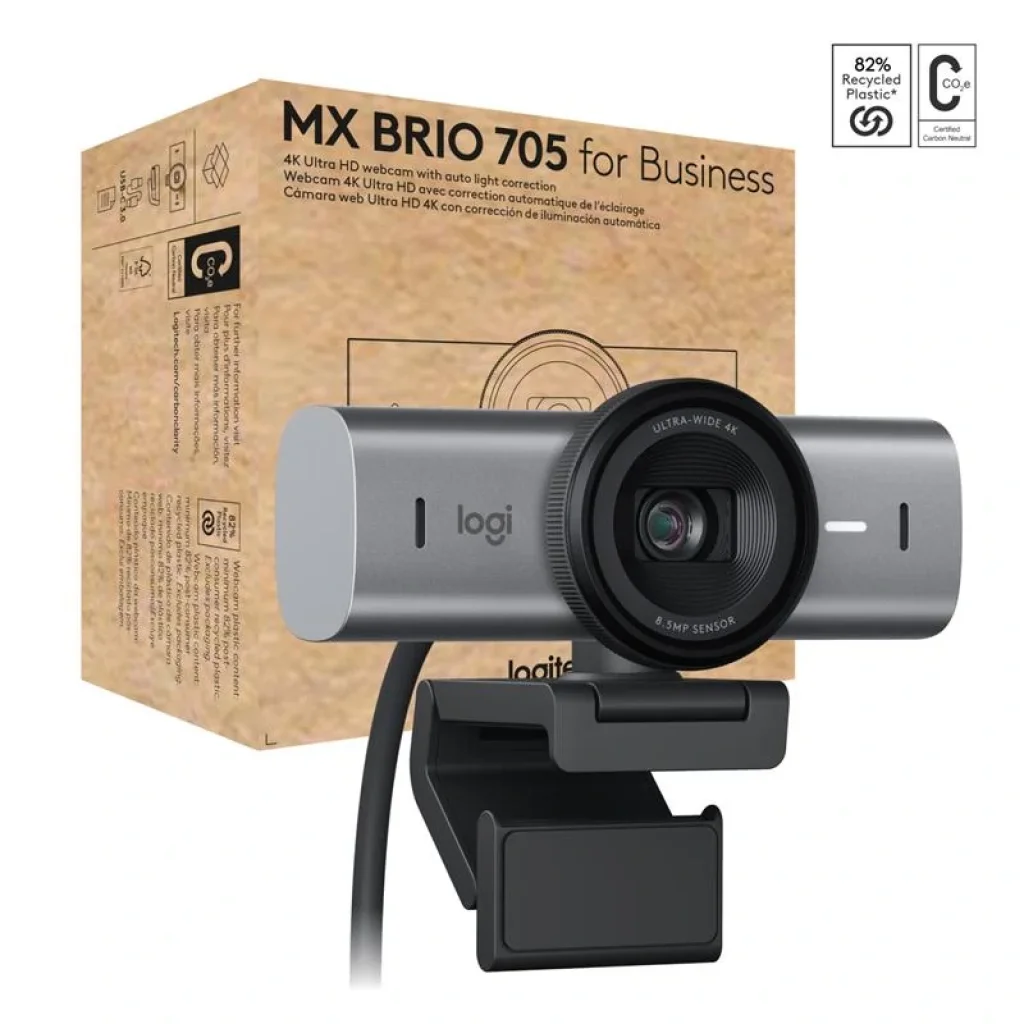 Веб-камера Logitech MX Brio 705 Graphite (960-001530) UA