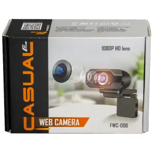 Веб-камера Frime FWC-006 FHD Black с триподом UA