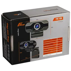 Веб-камера Frime FWC-006 FHD Black с триподом UA