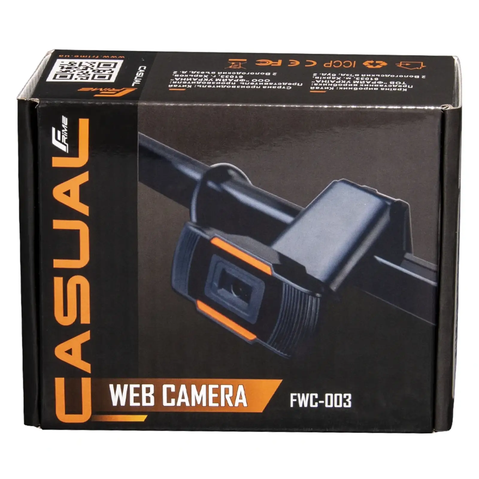 Веб-камера Frime FWC-003 HD Black UA