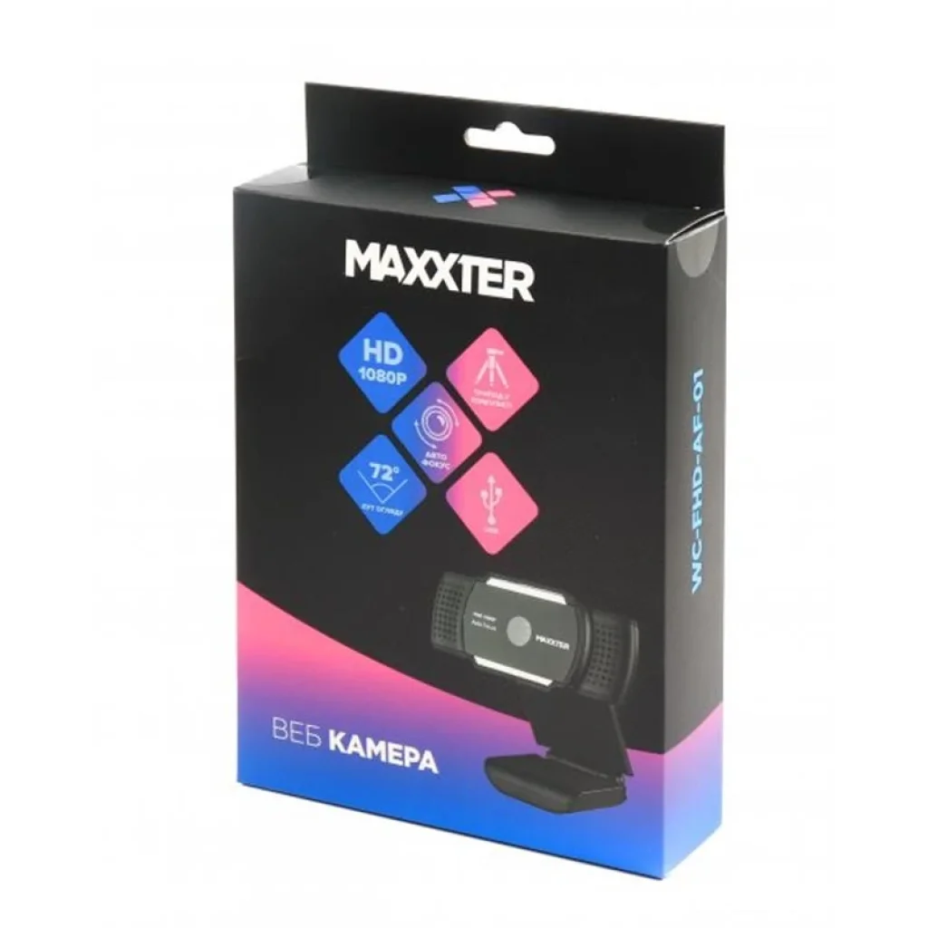 Веб-камера Maxxter WC-FHD-AF-01 UA
